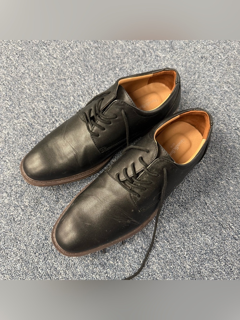 Good fellow Men’s Dress Shoes Black Size 7